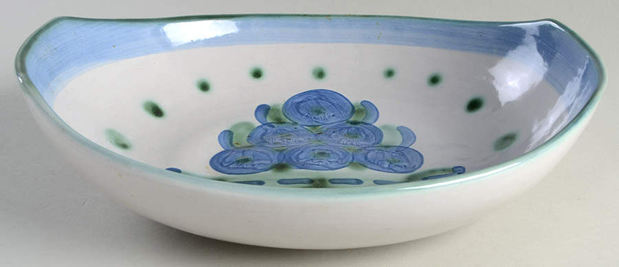 Bouquet 11" Venetian Bowl by M A Hadley-1