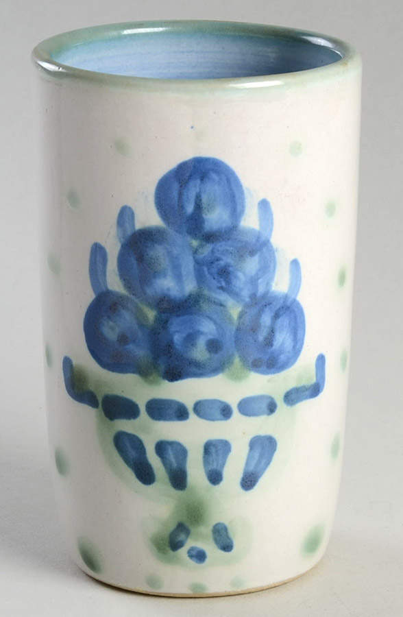 Bouquet Tall China Tumbler by M A Hadley-1