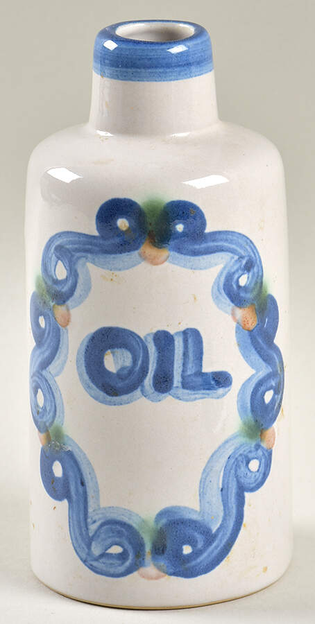 Bouquet Oil Cruet No Stopper by M A Hadley-1