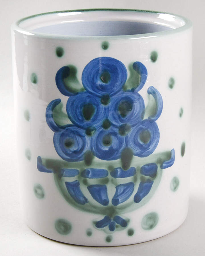 Bouquet Medium Canister No Lid by M A Hadley-1