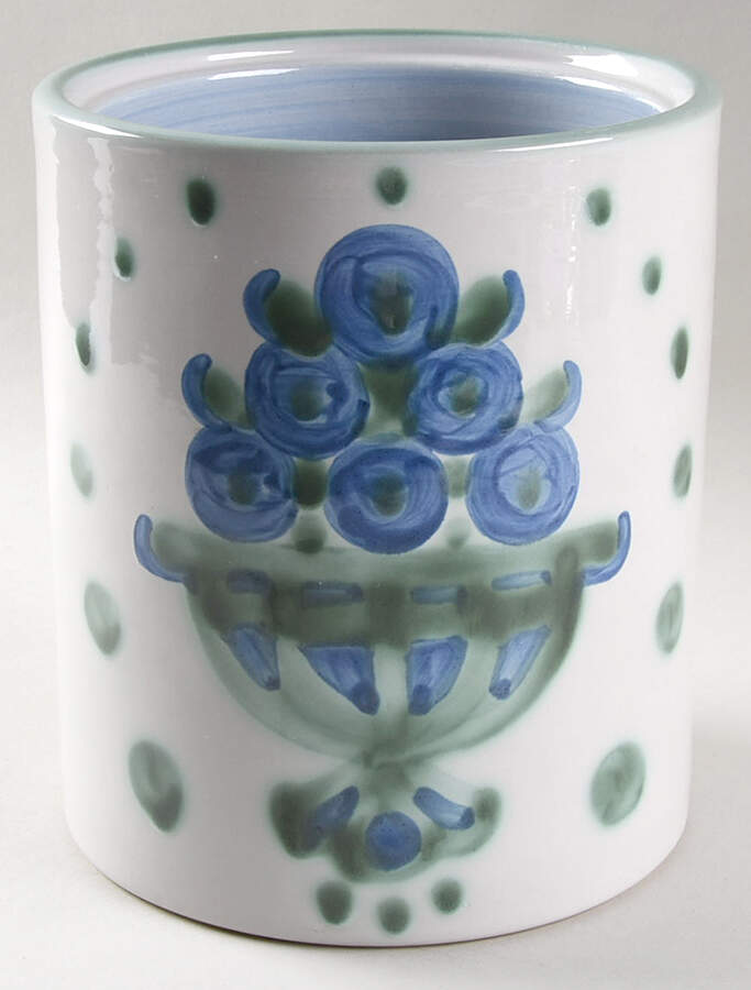Bouquet Large Canister No Lid by M A Hadley-1