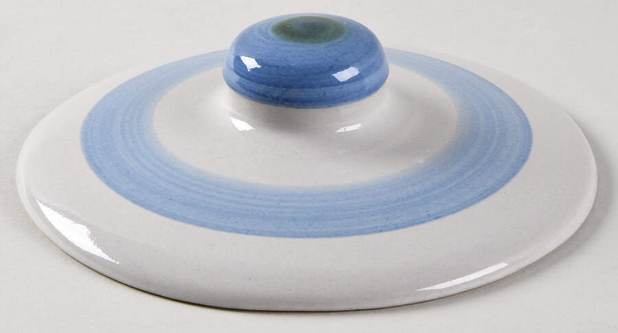 Bouquet Lid for Large Canister by M A Hadley-1