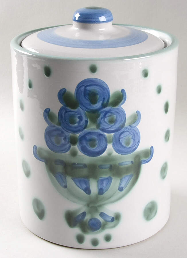Bouquet Large Canister & Lid by M A Hadley-1