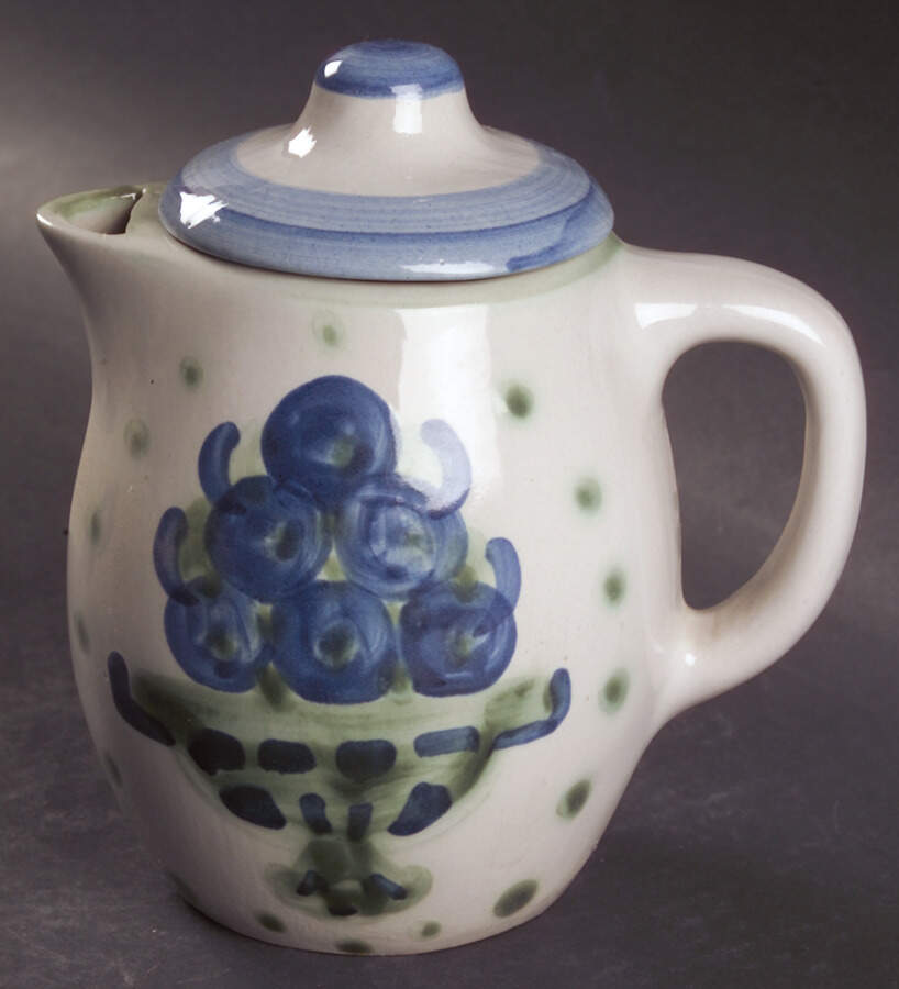 Bouquet Mini Coffee Pot & Lid by M A Hadley-1