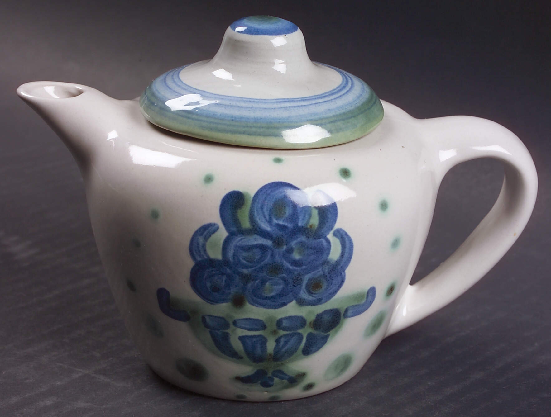Bouquet Mini Teapot & Lid by M A Hadley-1