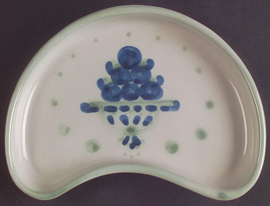 Bouquet Crescent Salad Plate by M A Hadley-1