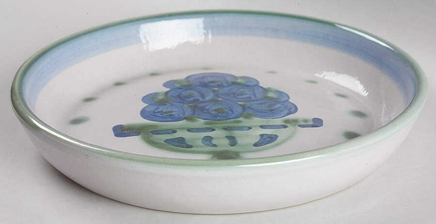 Bouquet Pie Serving Plate by M A Hadley-1