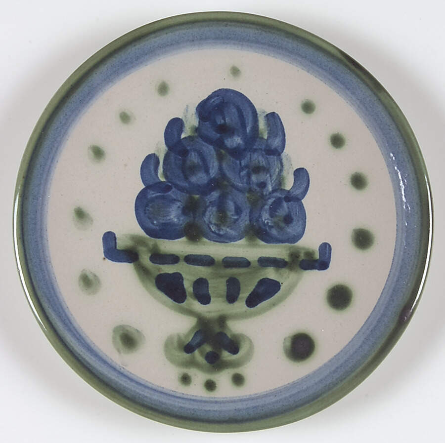 Bouquet Bread & Butter Plate by M A Hadley-1