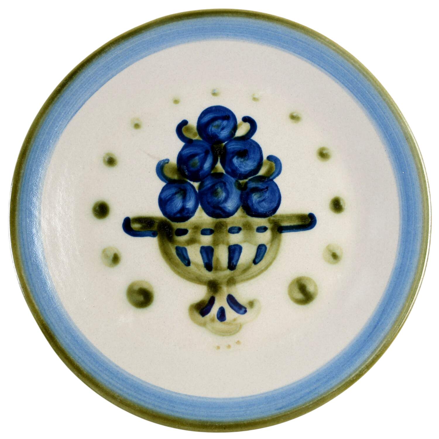 Bouquet Dinner Plate by M A Hadley-1