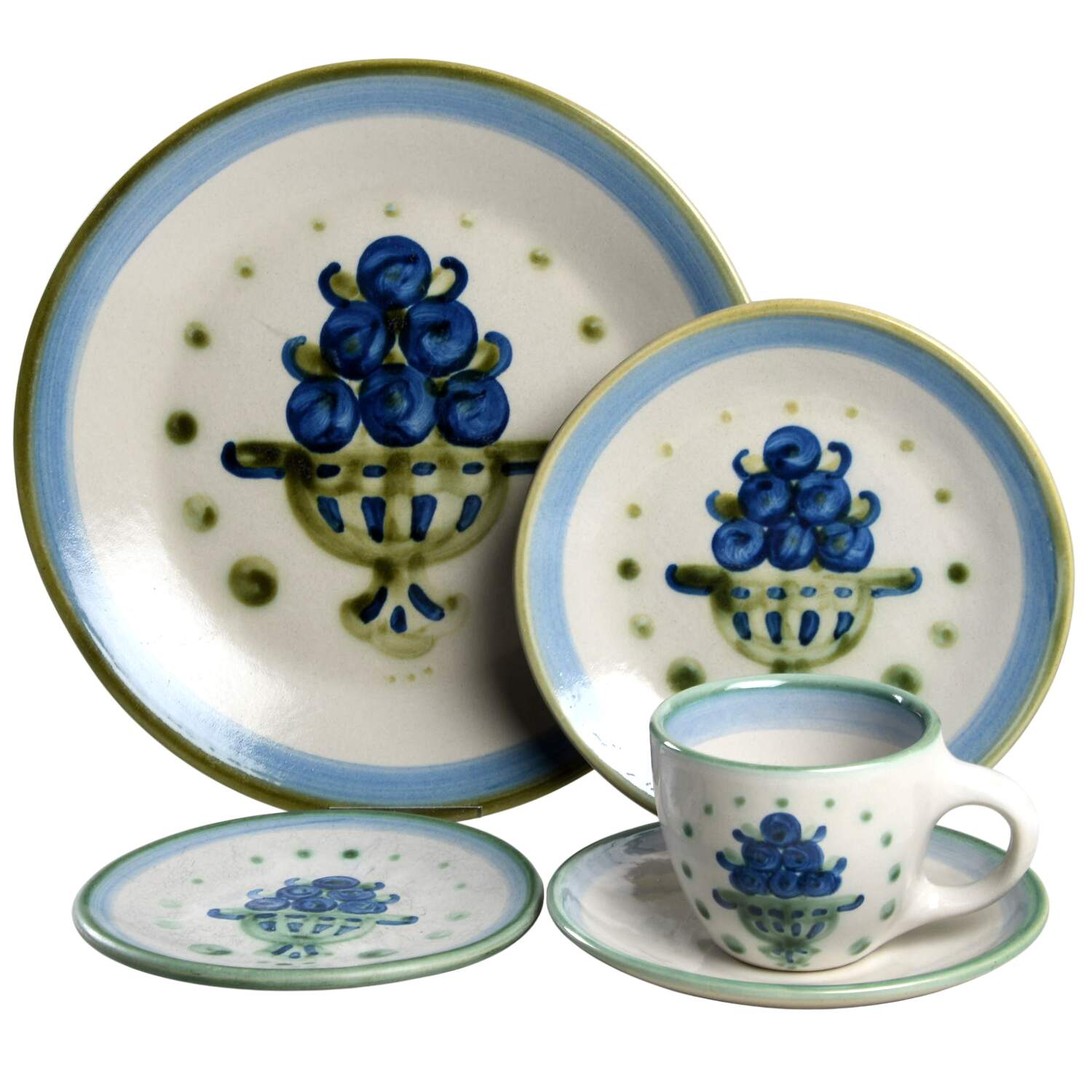 Bouquet 40  Piece Estate Set by M A Hadley-1