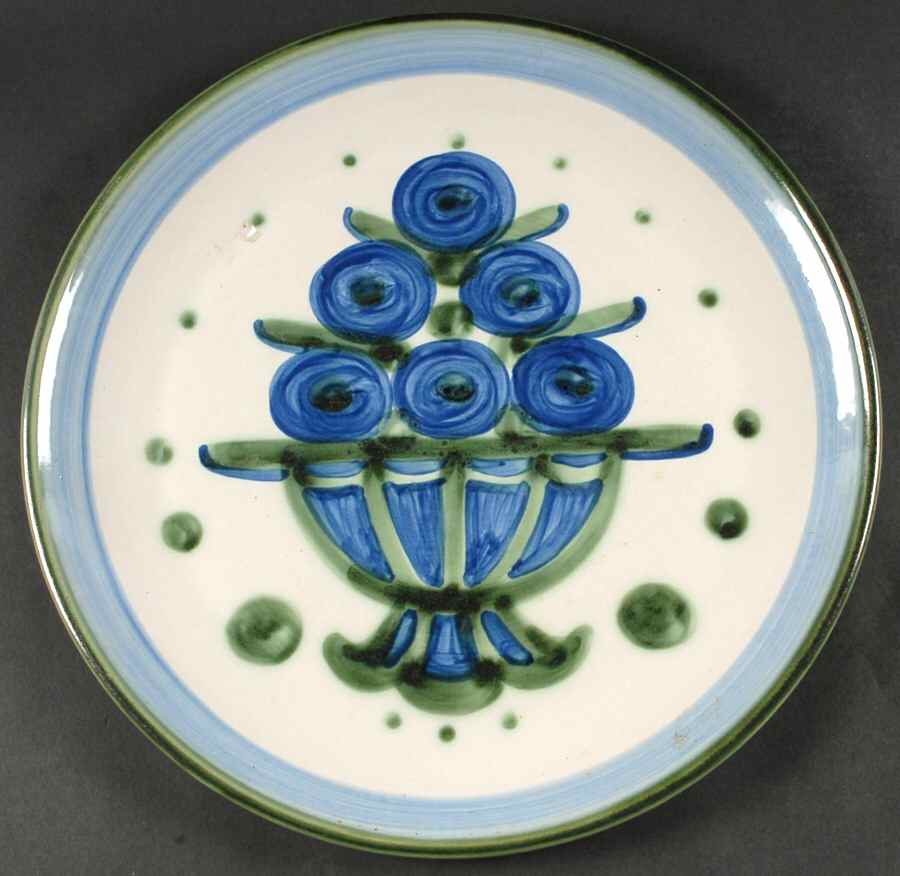 Bouquet 15" Chop Plate (Round Platter) by M A Hadley-1