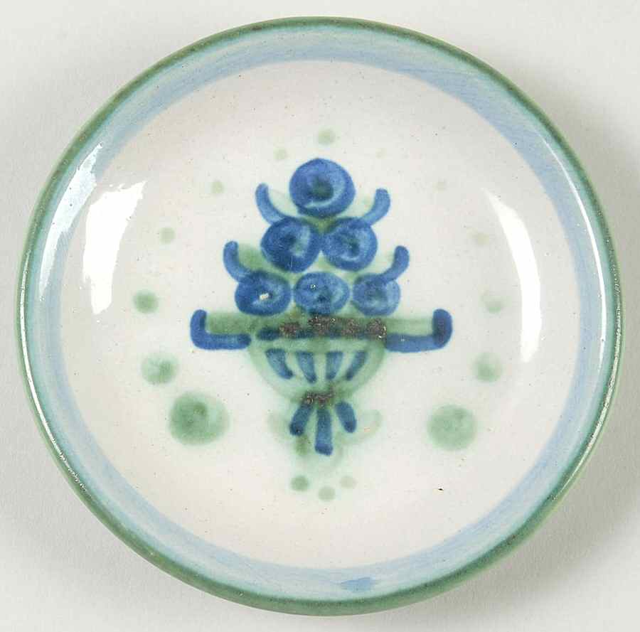 Bouquet Saucer for Demitasse Cup by M A Hadley-1