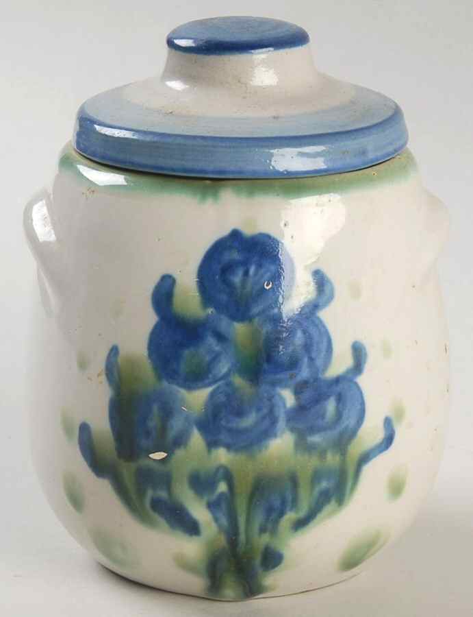 Bouquet Oversize Sugar Bowl & Lid by M A Hadley-1