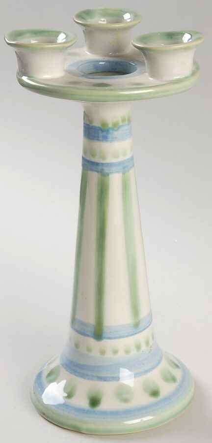 Bouquet Three Light Candlestick by M A Hadley-1