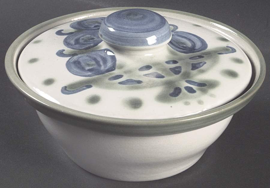 Bouquet Butter Tub & Lid by M A Hadley-1