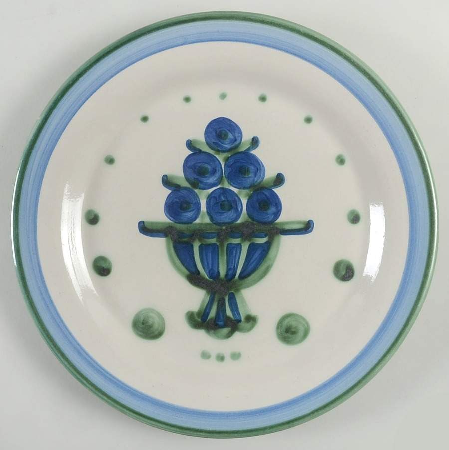 Bouquet 13" Chop Plate (Round Platter) by M A Hadley-1