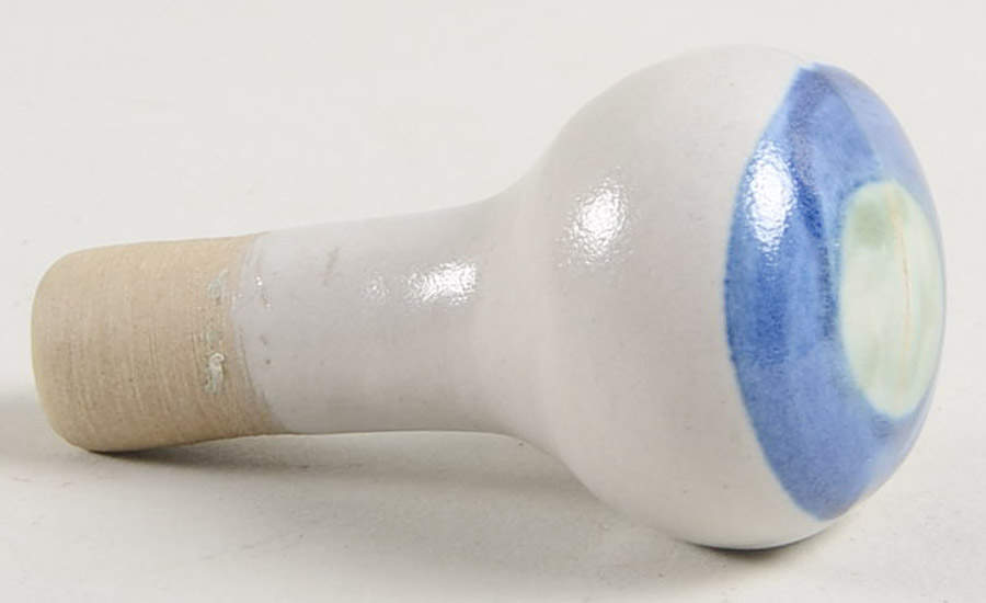Bluette Stopper for Vinegar/Oil by M A Hadley-1