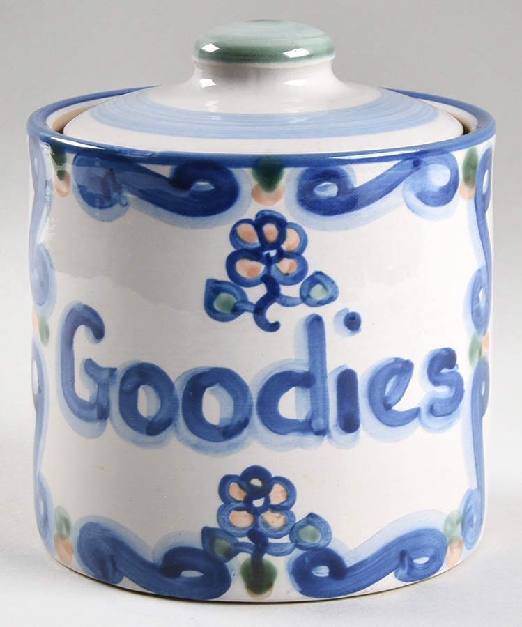 Bluette Small Goodies Jar & Lid by M A Hadley-1