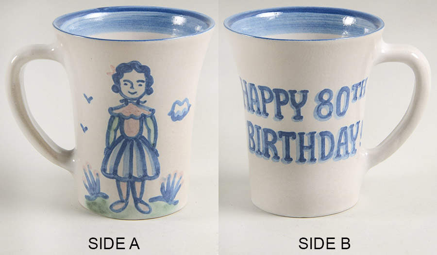 Country Scene Blue Grandmug by M A Hadley-1
