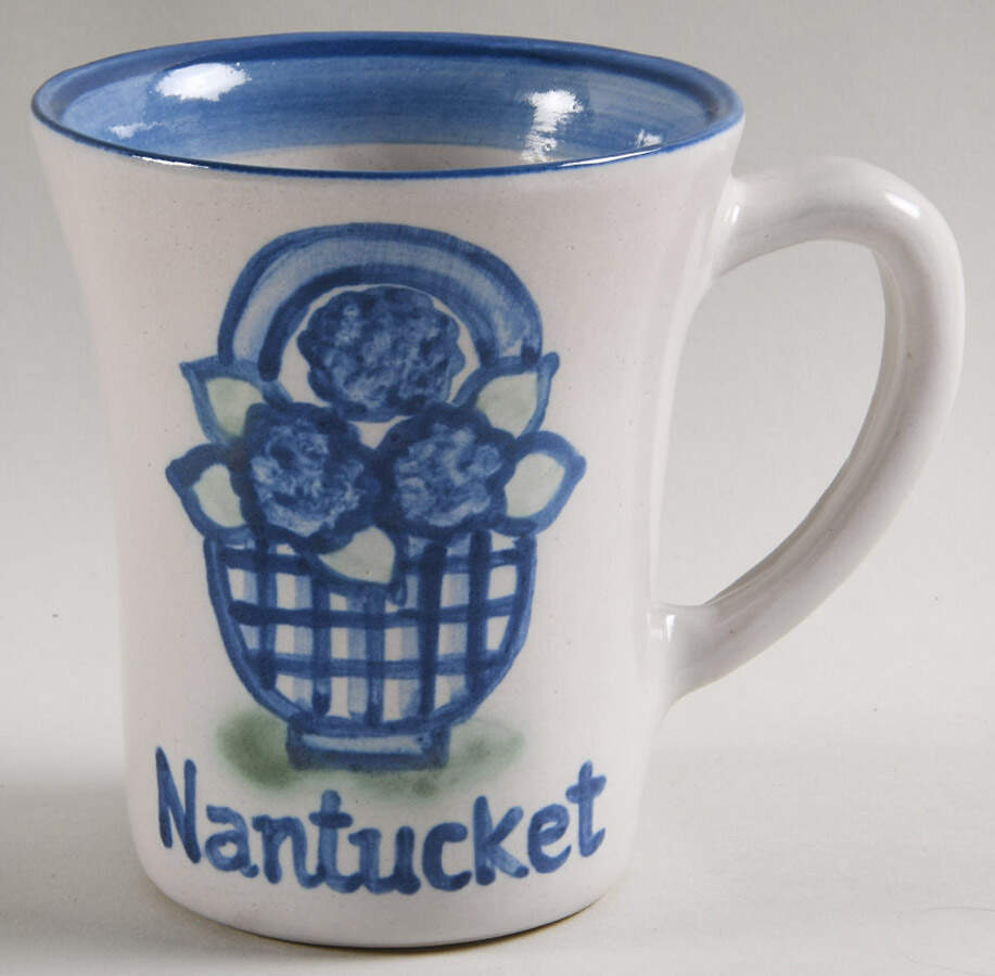 Country Scene Blue Grandmug by M A Hadley-1