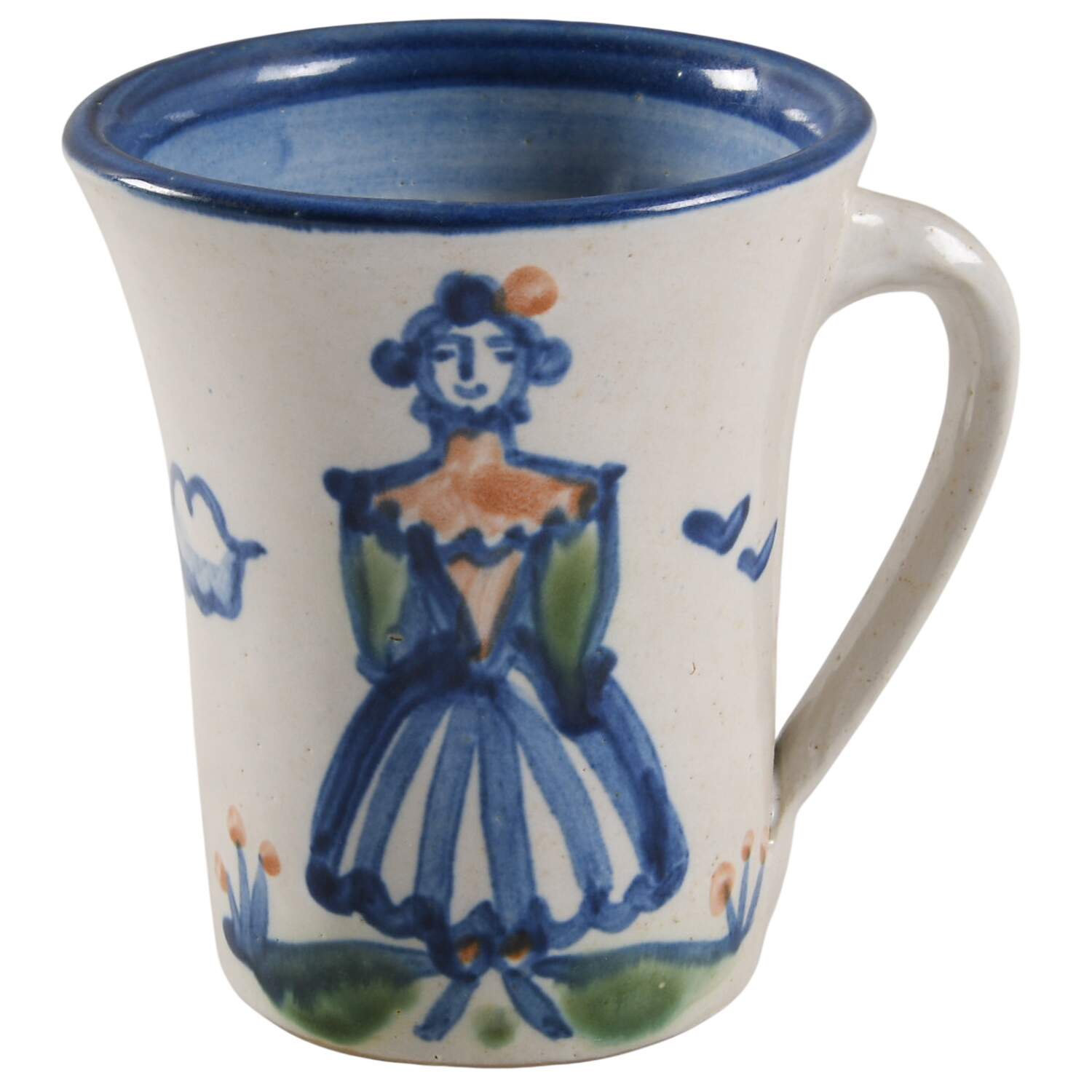 Country Scene Blue Grandmug by M A Hadley-1