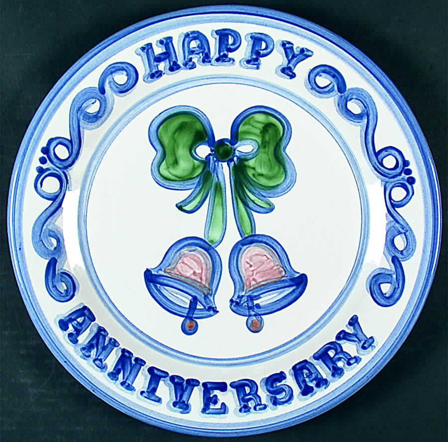 Bluette Anniversary Plate by M A Hadley-1