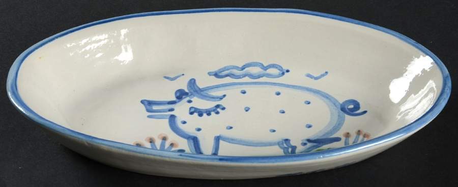 Country Scene Blue Relish by M A Hadley-1