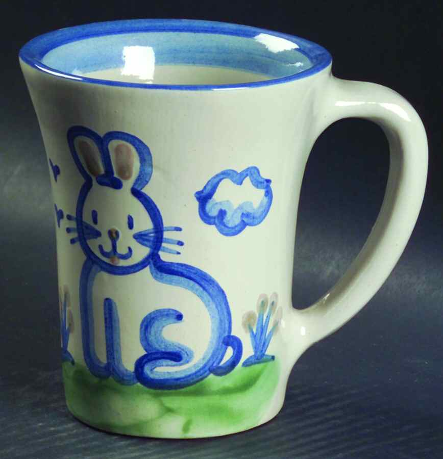 Country Scene Blue Grandmug by M A Hadley-1