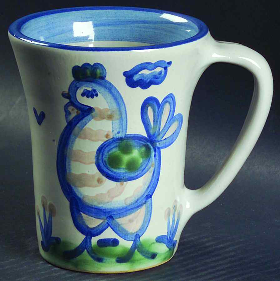 Country Scene Blue Grandmug by M A Hadley-1