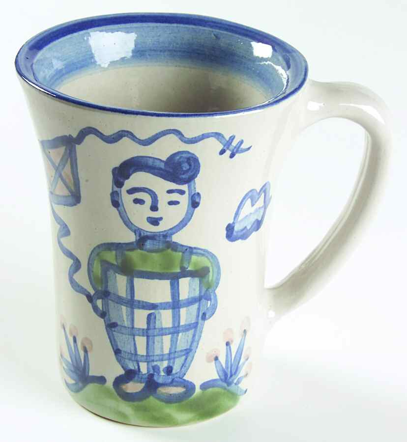 Country Scene Blue Grandmug by M A Hadley-1