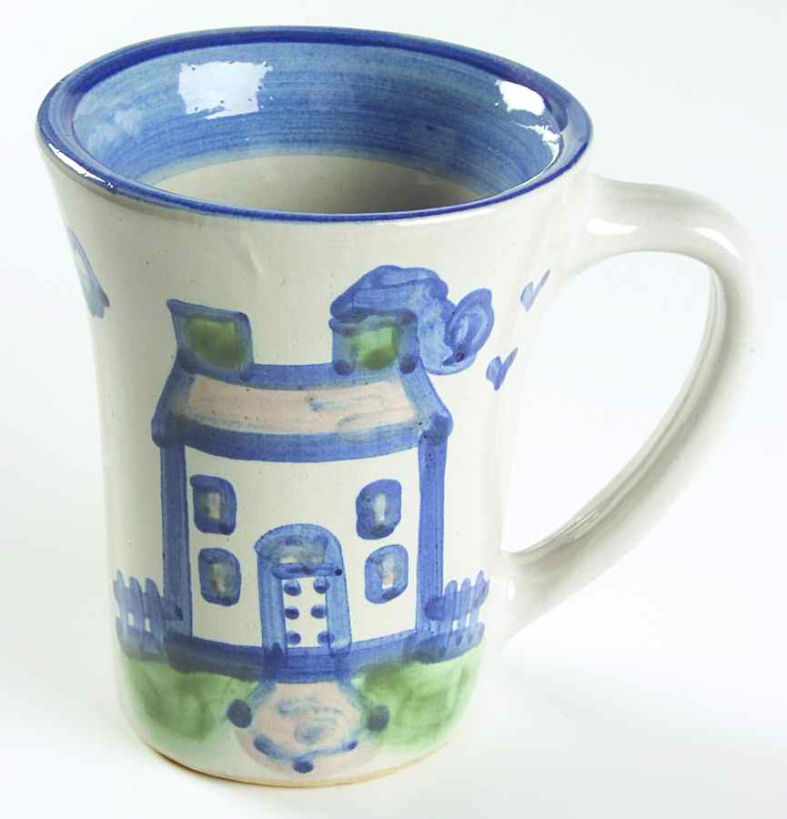 Country Scene Blue Grandmug by M A Hadley-1