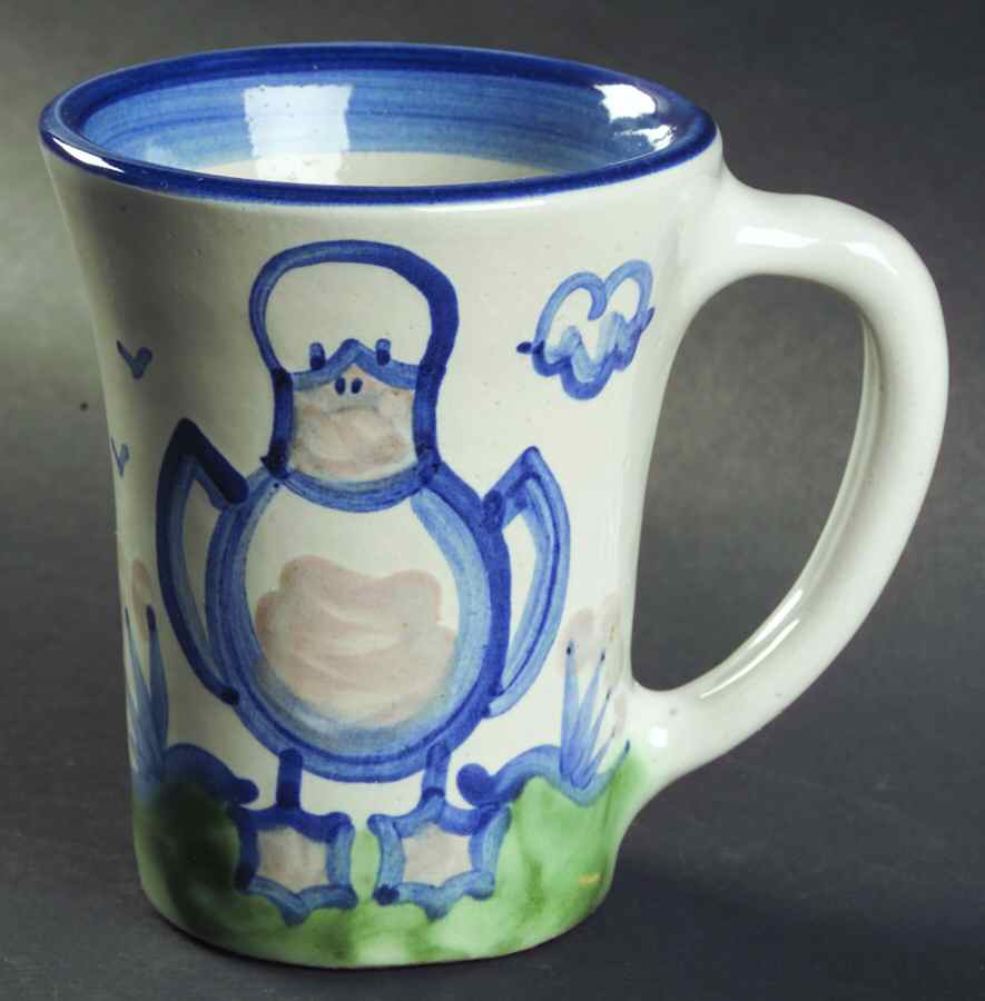 Country Scene Blue Grandmug by M A Hadley-1