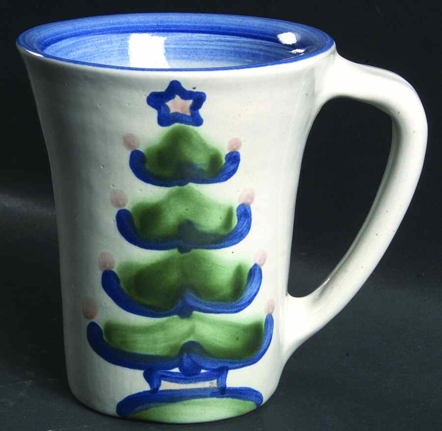 Country Scene Blue Grandmug by M A Hadley-1