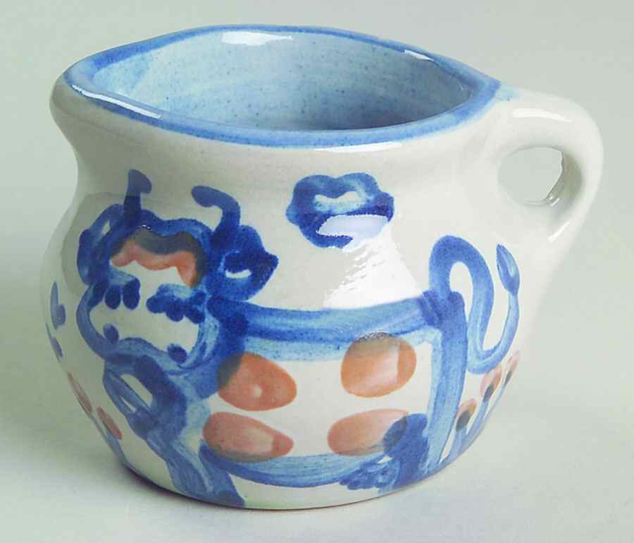 Country Scene Blue Mini Creamer by M A Hadley-1