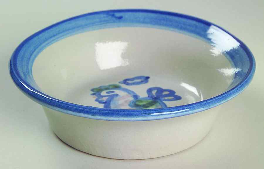 Country Scene Blue Ramekin by M A Hadley-1