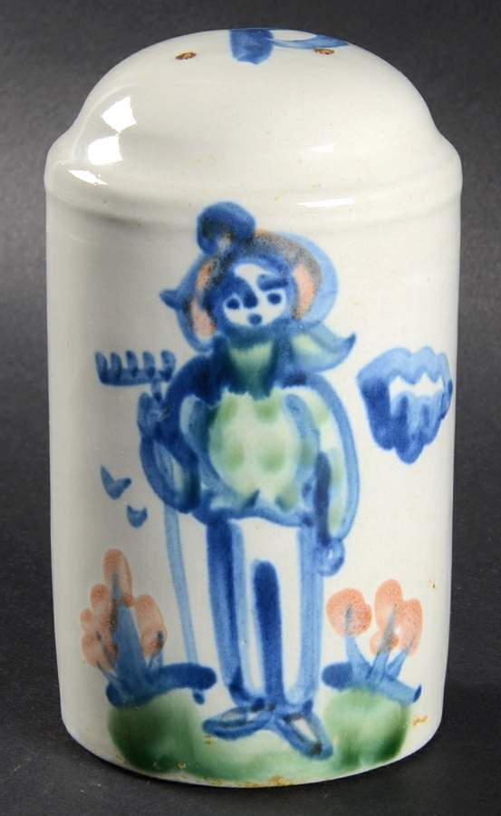 Country Scene Blue Oversized Pepper Shaker by M A Hadley-1