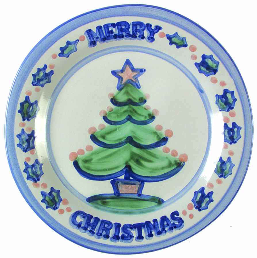 Christmas 12" Chop Plate (Round Platter) by M A Hadley-1