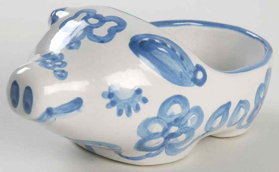 Country Scene Blue Scouring Pad Holder by M A Hadley-1