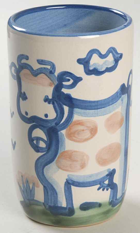 Country Scene Blue 9 Oz Tumbler by M A Hadley-1
