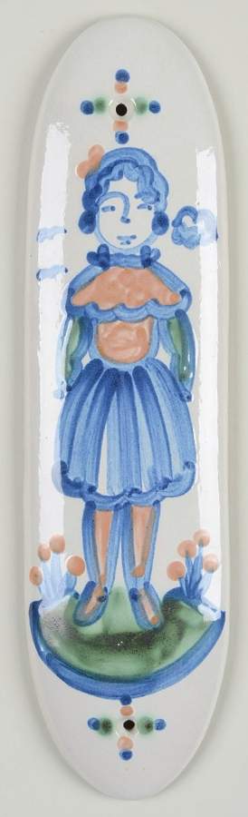 Country Scene Blue Door Guard by M A Hadley-1