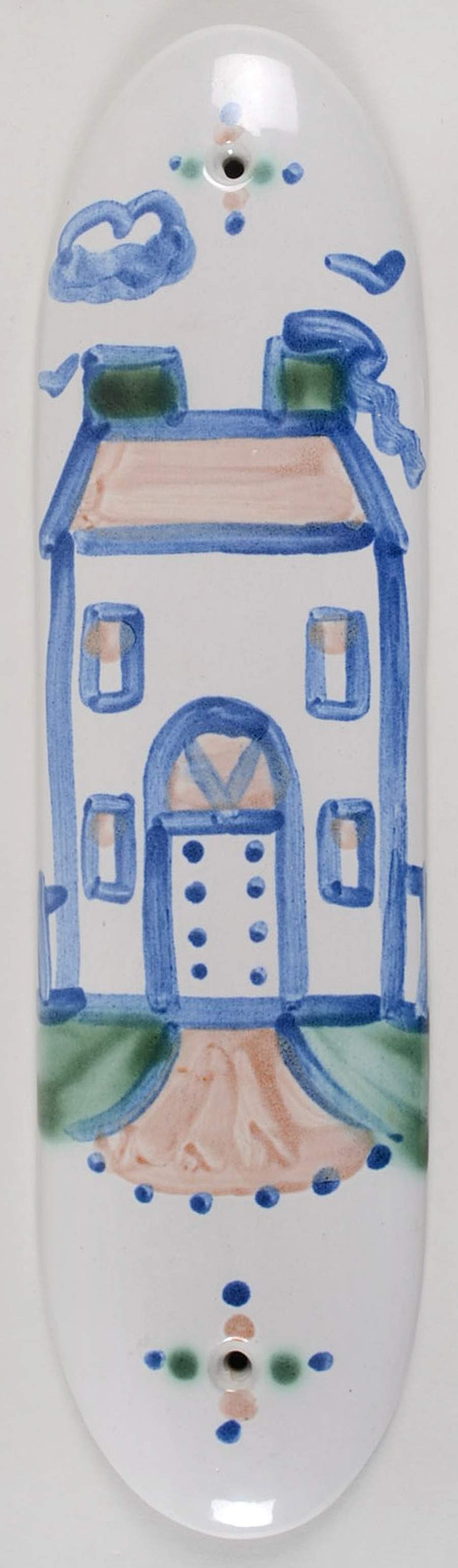 Country Scene Blue Door Guard by M A Hadley-1