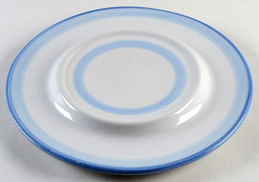 Country Scene Blue Underplate for Tureen by M A Hadley-1