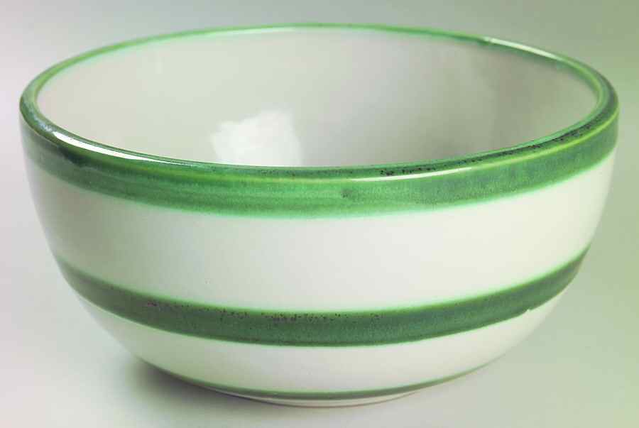 Pear and Grape Green 8" Salad Serving Bowl by M A Hadley-1