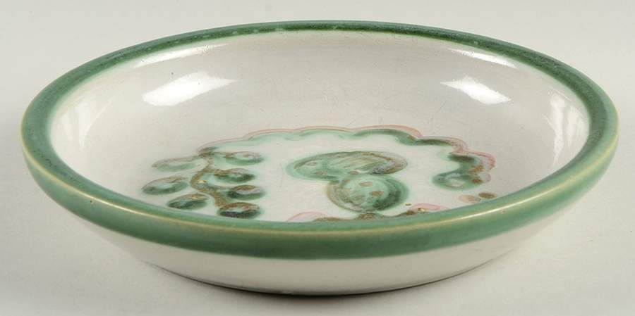 Pear and Grape Green 7" Individual Pasta Bowl by M A Hadley-1