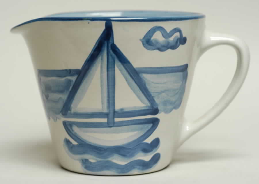 Sailboat Mixing Pitcher by M A Hadley-1