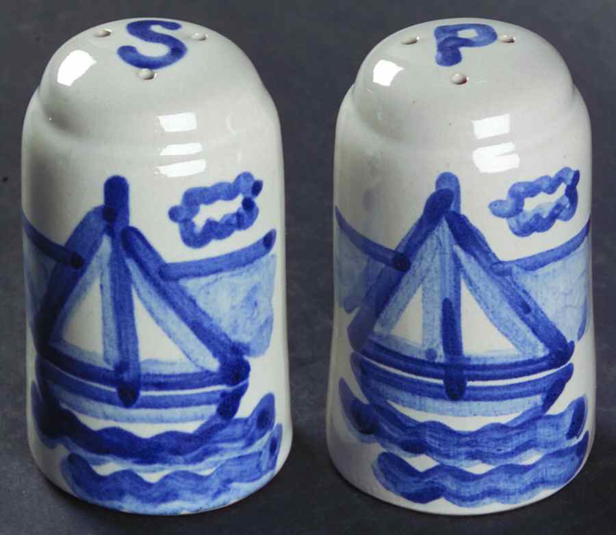 Sailboat Salt & Pepper Set by M A Hadley-1