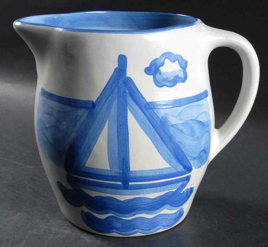 Sailboat 64 Oz Pitcher by M A Hadley-1