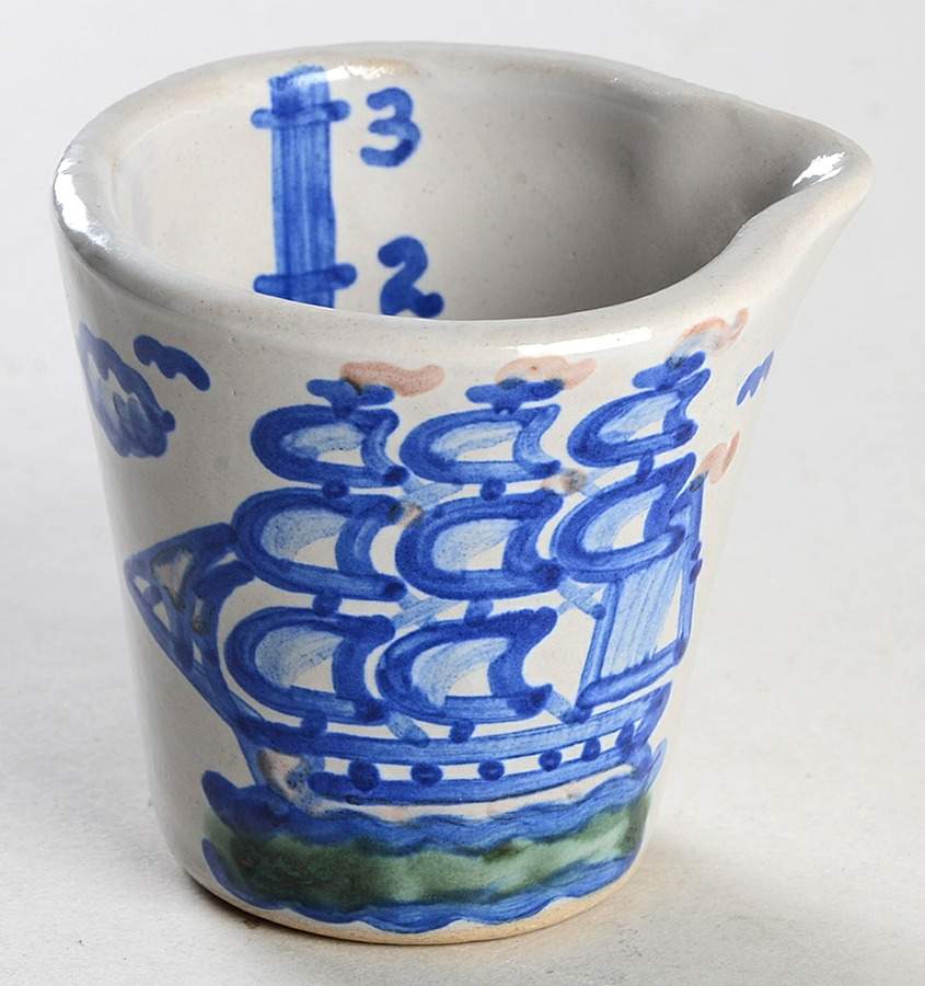 Ship & Whale Measuring Cup by M A Hadley-1