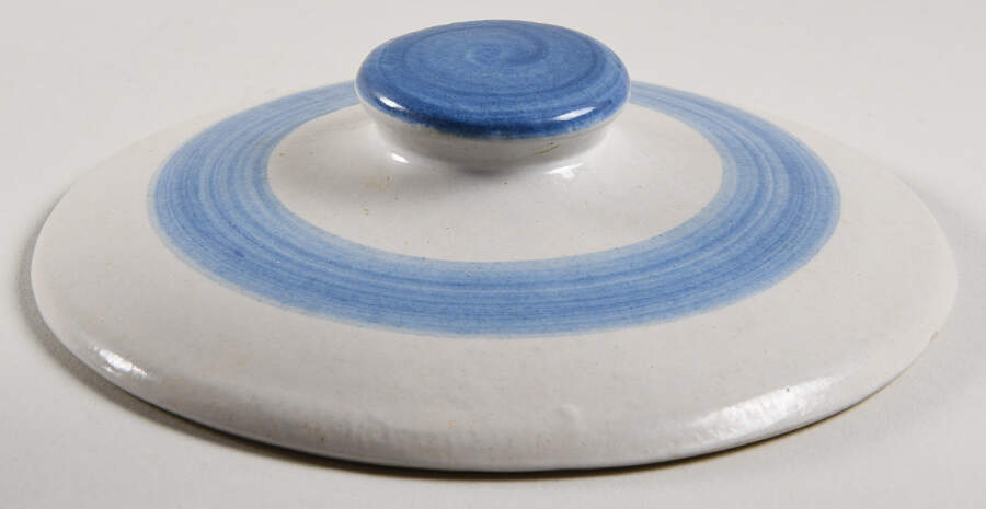 Ship & Whale Lid for Small Canister by M A Hadley-1