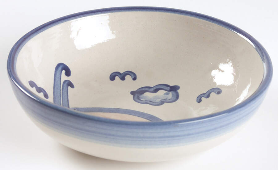 Ship & Whale Coupe Soup Bowl by M A Hadley-1